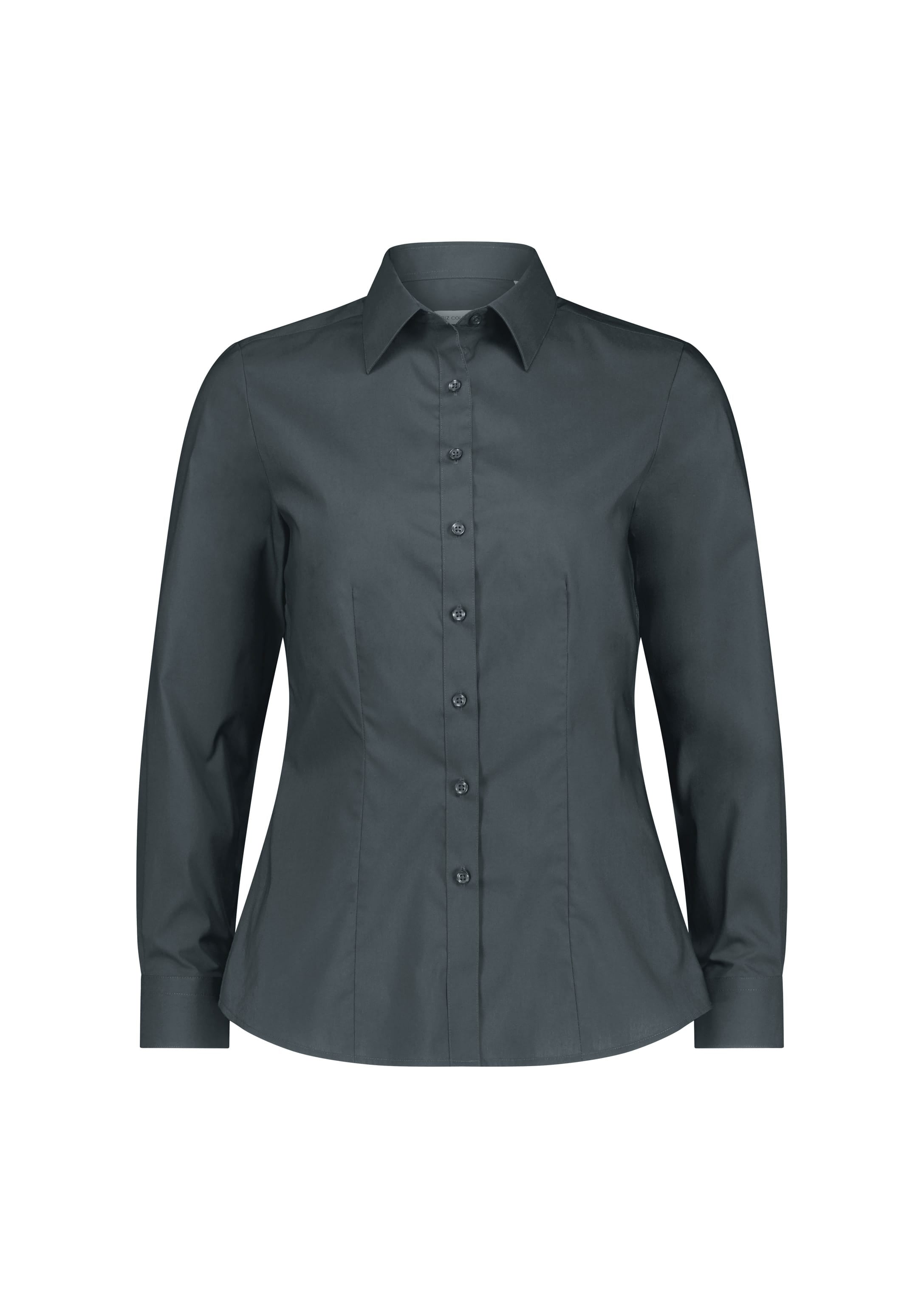 Biz Collection Women’s Fitzroy Long Sleeve Shirt S624W Slate / 6